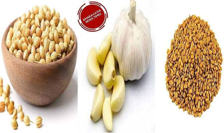home remedies for arthritis garlic fenugreek seed and coriander seed